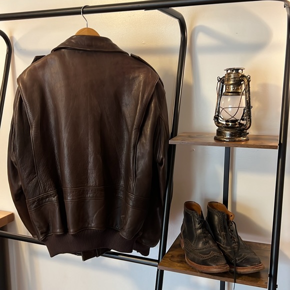 Vintage Nordstrom Bomber Jacket 42L - Picture 2 of 7